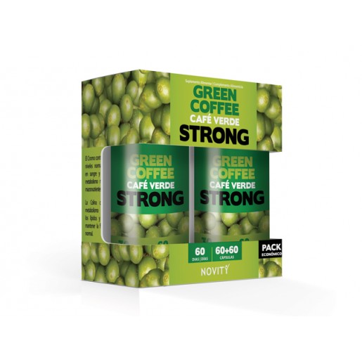 Novity Café Verde Forte Green Coffee Strong 200mg 60 + 60 cápsulas