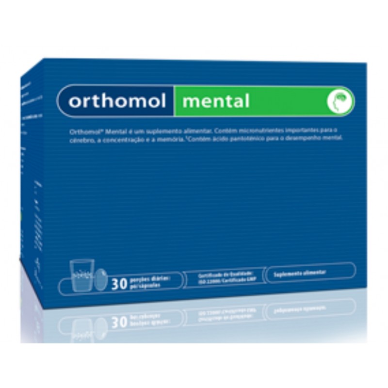 ORTHOMOL MENTAL 30 PORCOES PO + CAPSULAS