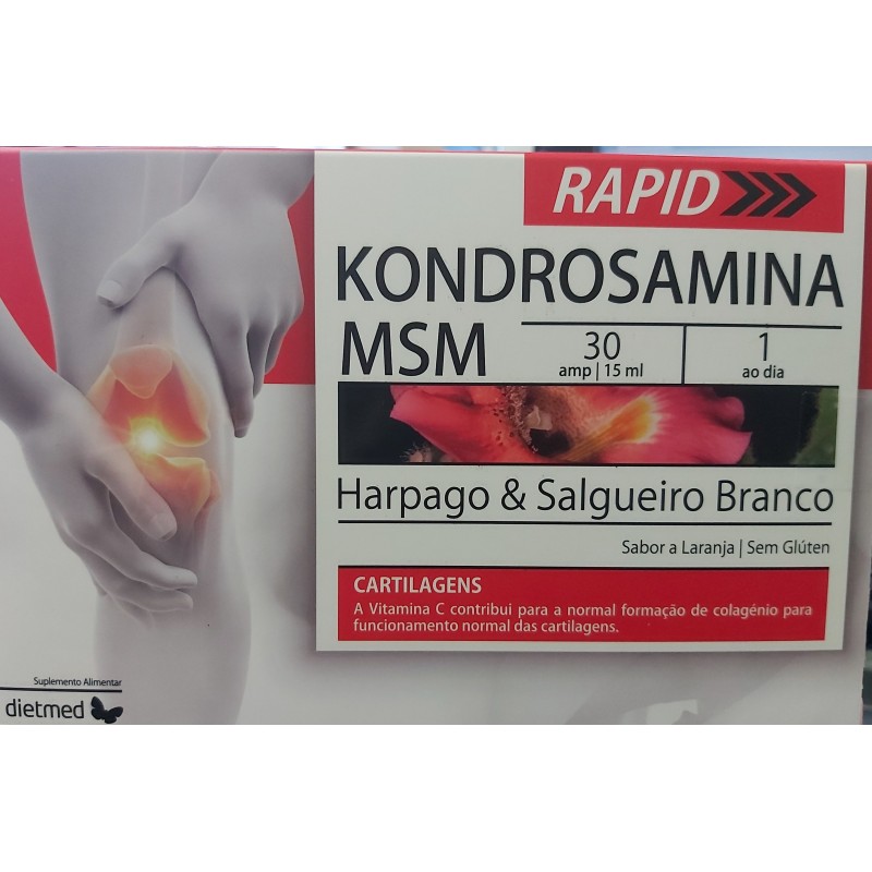 Kondrosamina MSM Rapid 30 Ampolas