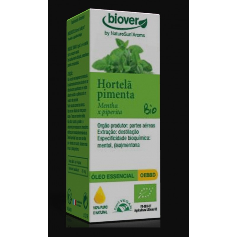 Biover - Oleo essencial Bio de Hortelã-pimenta 10 ml