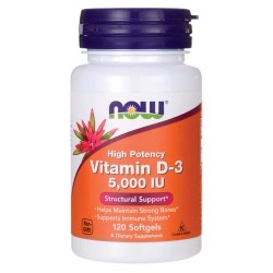 Now Vitamina D3 5000mg 120...
