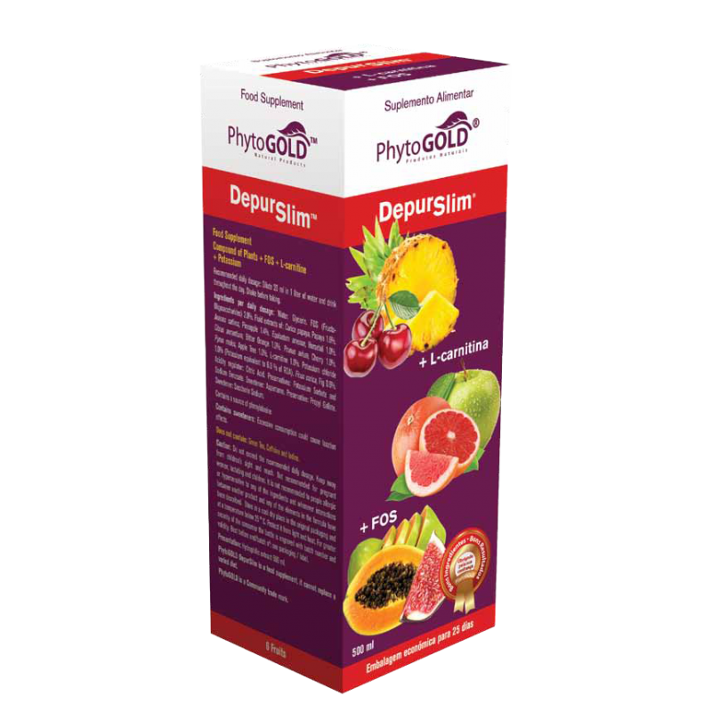 Phytogold DepurSlim + L-Carnitina + Fos- 500ml