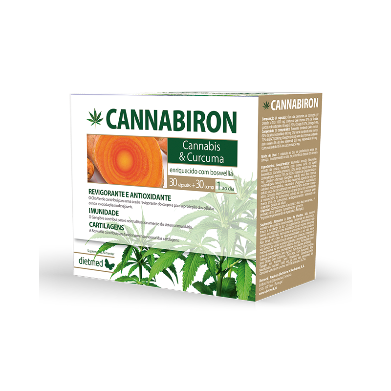 CANNABIRON 30 CAPSULAS + 30 COMPRIMIDOS