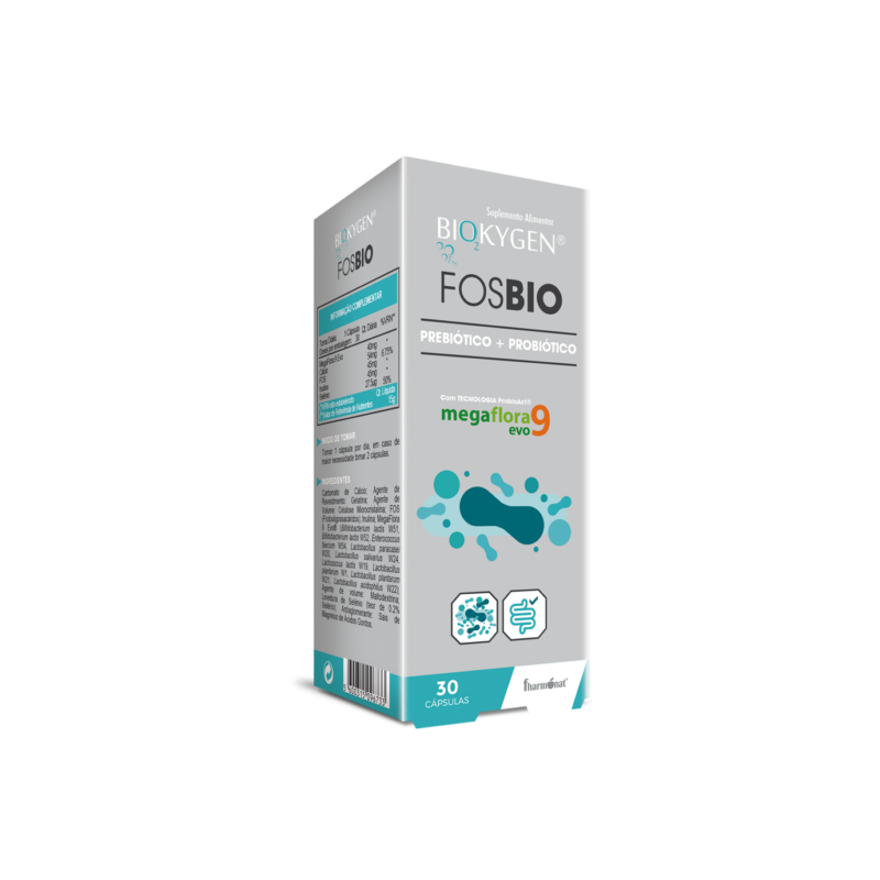 Biokygen Fosbio Prebiótico + Probiótico 30 Cápsulas