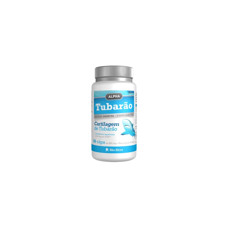 Bio-Hera Alpha Cartilagem de Tubarão 880mg 60 cápsulas