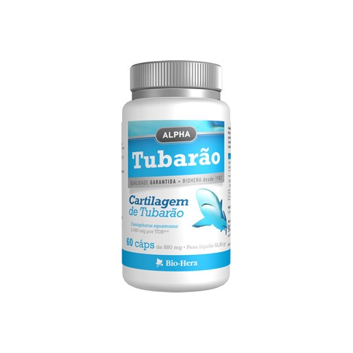 Bio-Hera Alpha Cartilagem de Tubarão 880mg 60 cápsulas