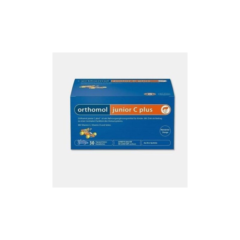 ORTHOMOL IMMUN JUNIOR C PLUS - 30 COMP MASTIGÁVEIS FRUTOS VERMELHOS