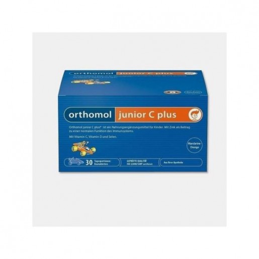 ORTHOMOL IMMUN JUNIOR C PLUS - 30 COMP MASTIGÁVEIS FRUTOS VERMELHOS