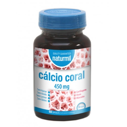 Naturmil Cálcio Coral 450mg 60 cápsulas