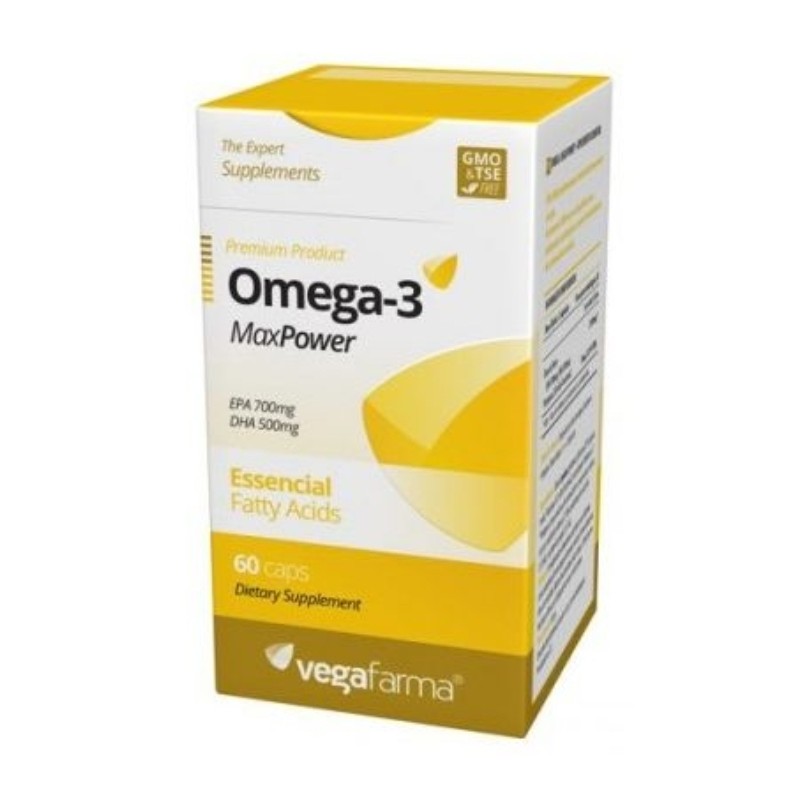 Vegafarma Omega 3 Max Power 60 Cápsulas