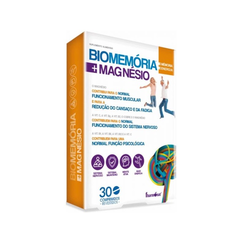 Fharmonat Biomemória Magnésio 30 Comprimidos