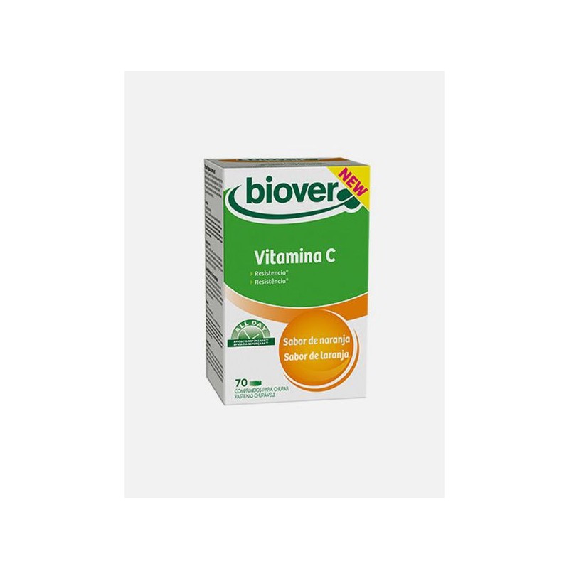 Biover Vitamina C citrus 180 mg ALL DAY 70 Cápsulas