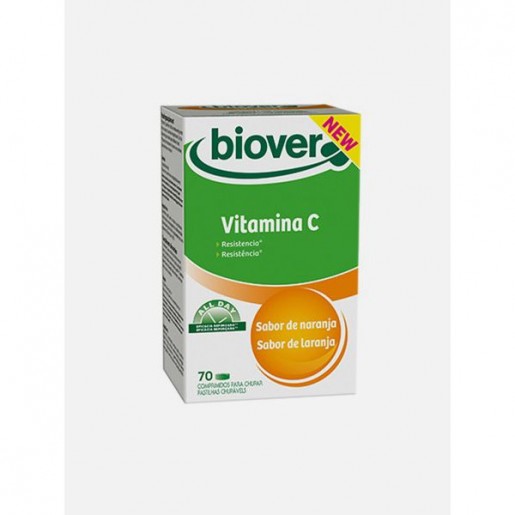 Biover Vitamina C citrus 180 mg ALL DAY 70 Cápsulas