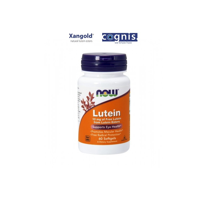 Now Luteína 10 mg 60 cápsulas vegetais