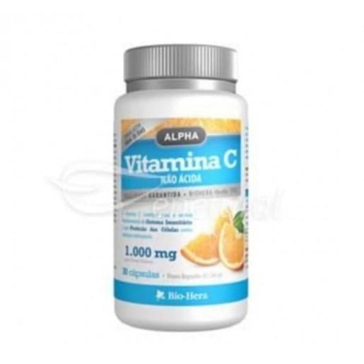 Bio-Hera Alpha Vitamina C Não Ácida 30 cápsulas