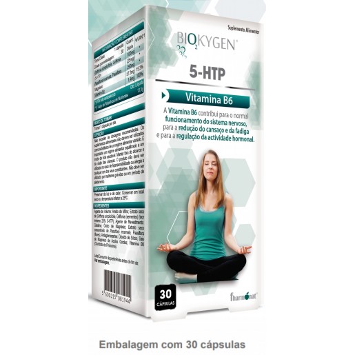 Fharmonat Biokygen 5-HTP + B6 30 cápsulas