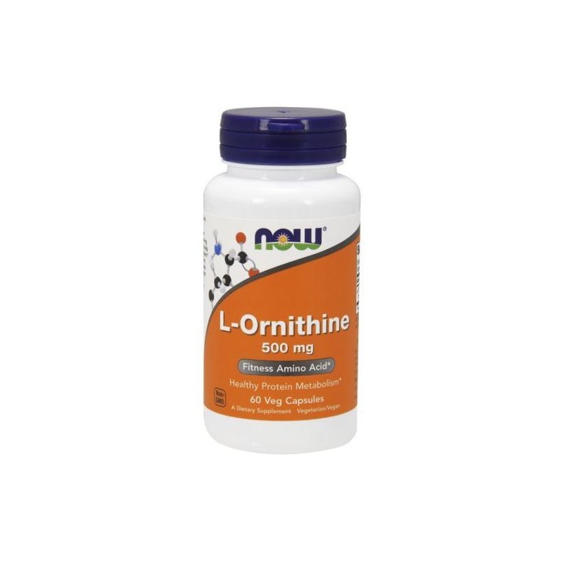 Now L-Ornithine 500mg 120 cápsulas