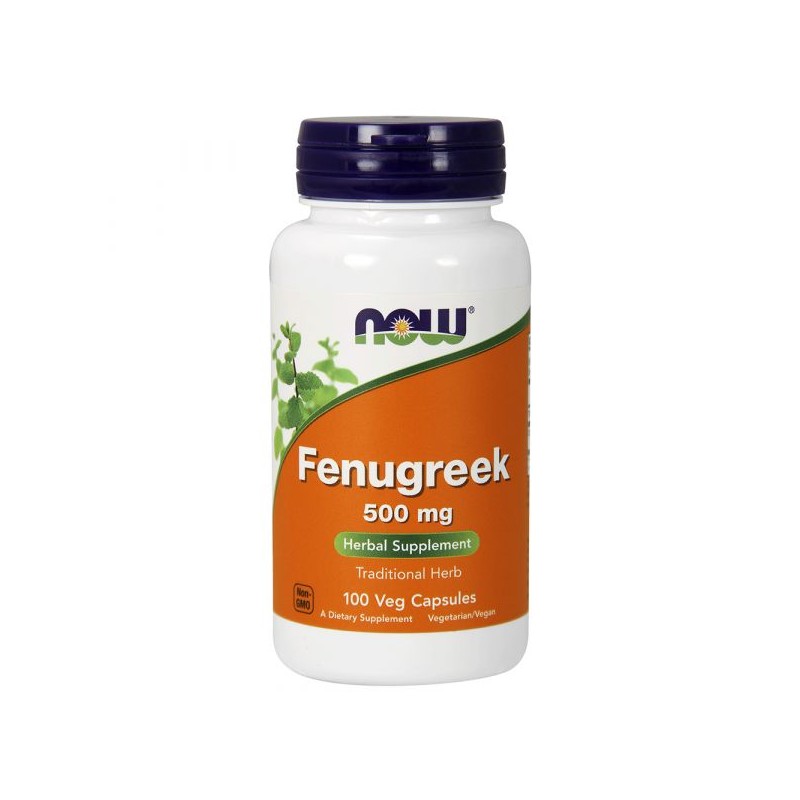 Now Fenugreek 500mg 100 cápsulas