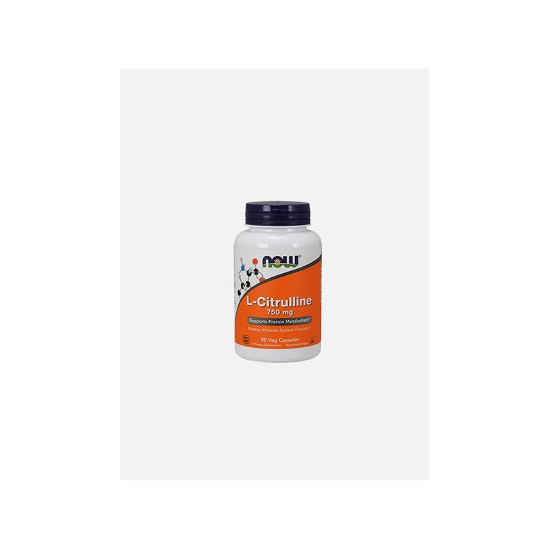 Now L-Citrulline 750mg 90 Cápsulas