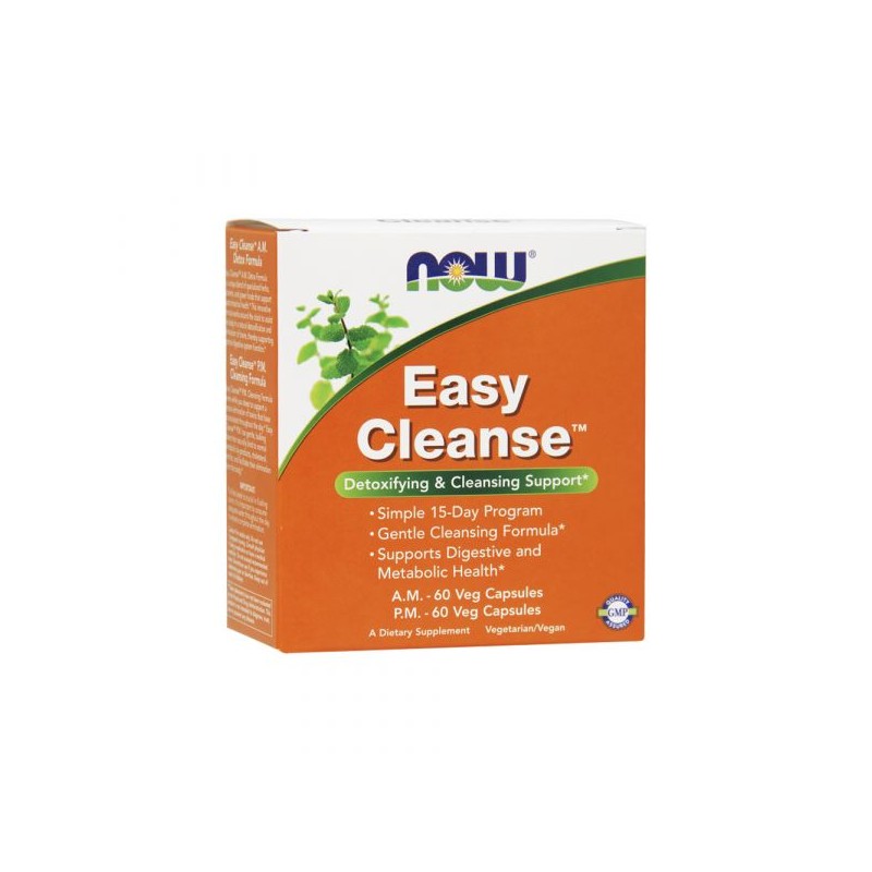 Now Easy Cleanse 120 cápsulas vegetais