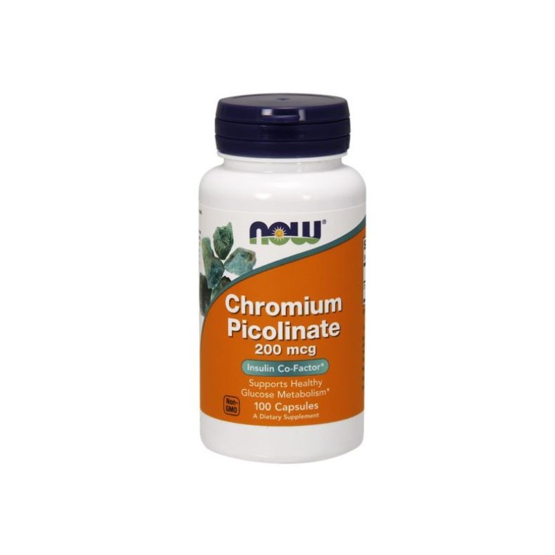 Now Chromium Picolinate 200mcg 100 caps