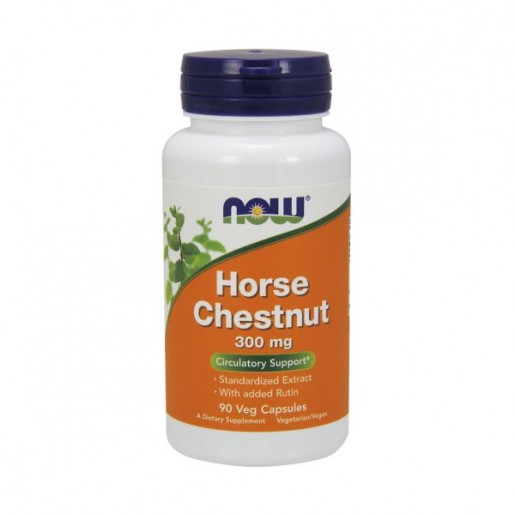 Now Castanha da Índia( Horse Chestnut) 300 mg 90 cápsulas