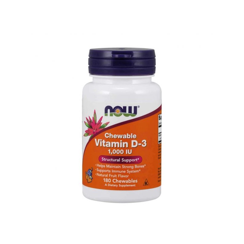 Now Vitamin D-3 1000iu 180 Cápsulas