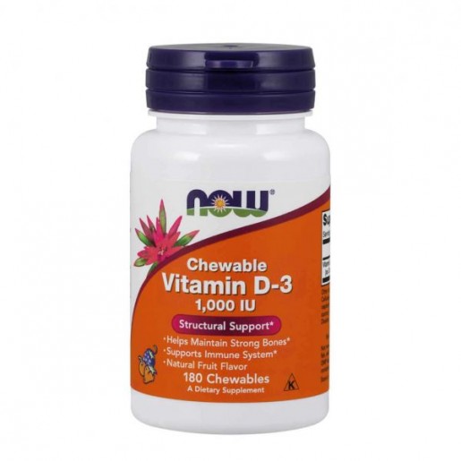 Now Vitamin D-3 1000iu 180 Cápsulas