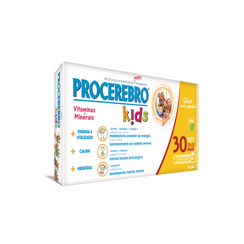 PROCEREBRO KIDS 15+15 AMPOLAS GRATIS