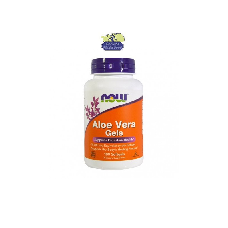 Now Aloe Vera Gels 5000mg 100 Cápsulas