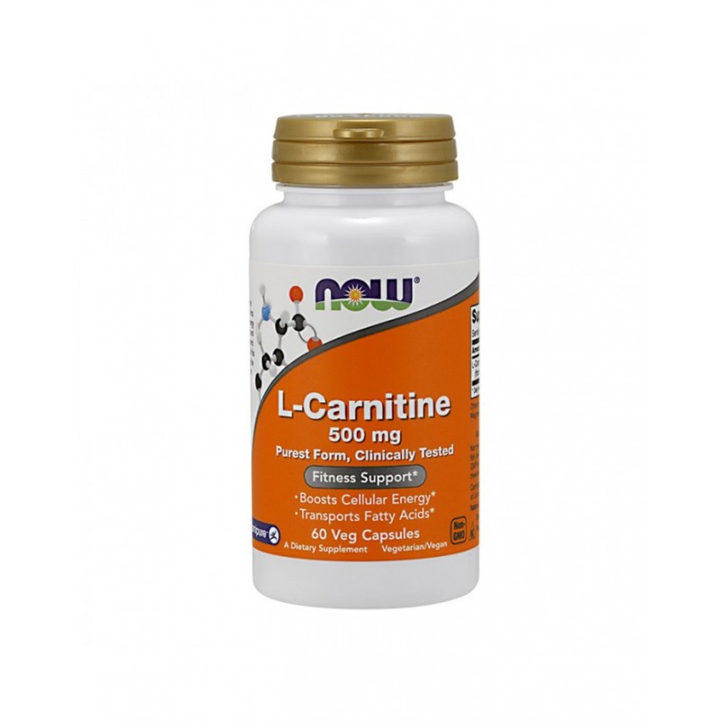 Now L-Carnitine 500mg 60 cápsulas