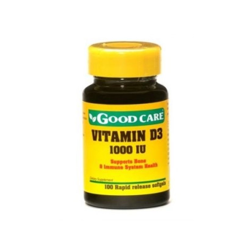 Good Care - Vitamina D3 1000 IU 100 softgels