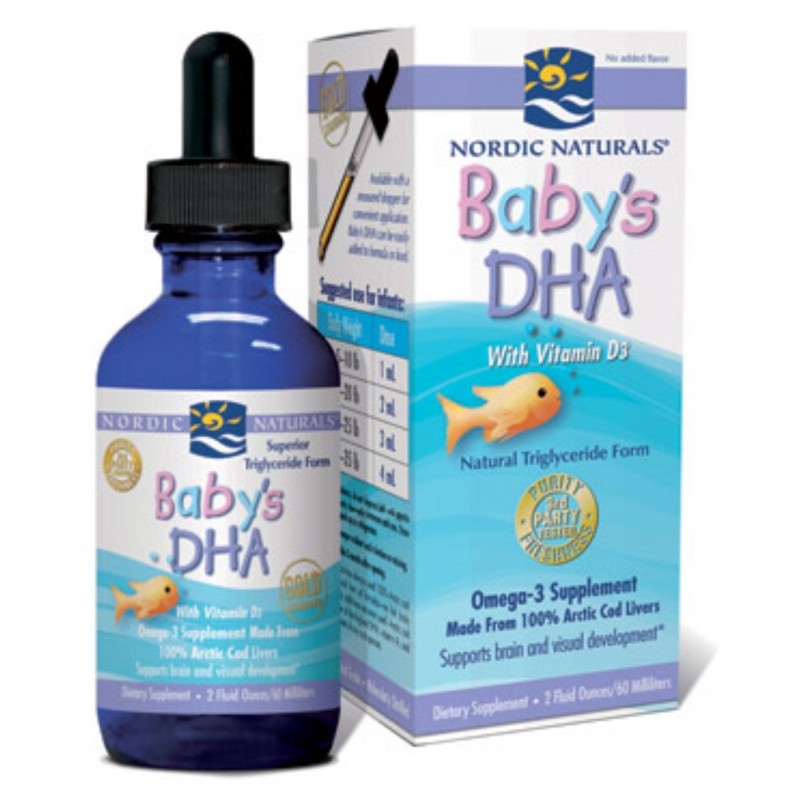 Nordic Naturals - Babys DHA + Vitamina D3 Gotas 60ml