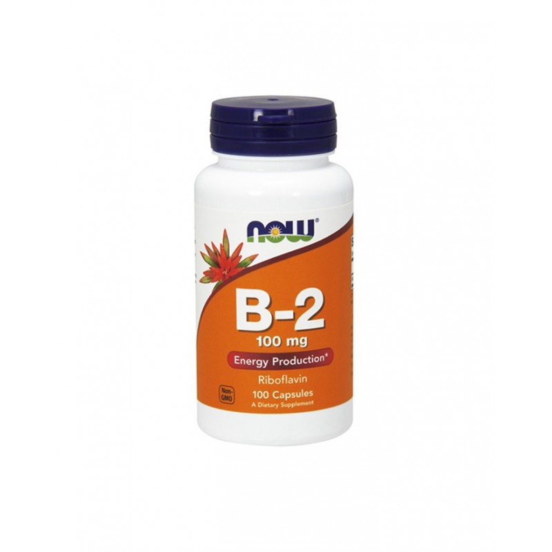 Now Vitamin B-2 100mg 100 cápsulas