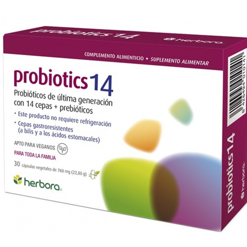 Herbora Probiotics 14 - 24 cápsulas