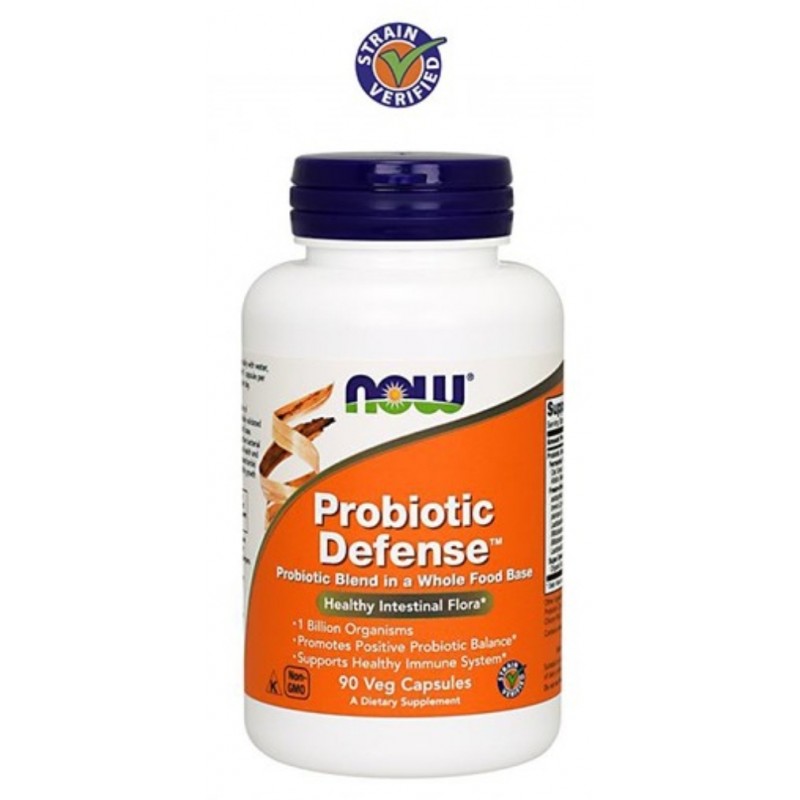 Now Probiotic Defense 90 cápsulas vegetais