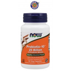Now Probiotic-10 25 Billion 50 Cápsulas Now Probiotic-10 25 Billion 50 Cápsulas