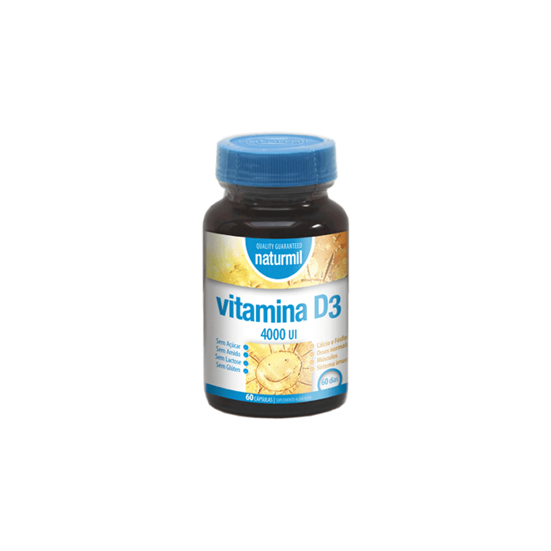 Naturmil VITAMINA D3 4000 UI 60 CAPSULAS
