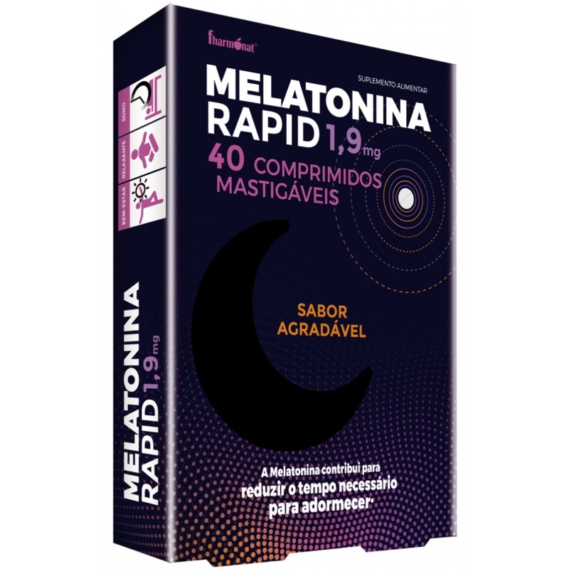 Fharmonat Melatonina Rapid 40 comprimidos mastigáveis