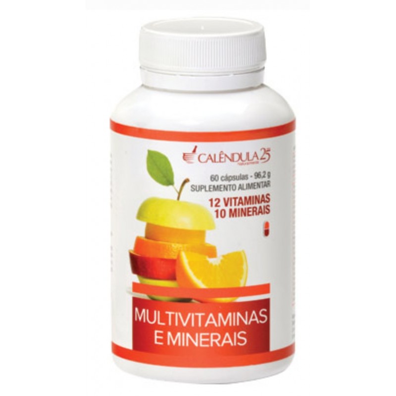 Calendula Multivitaminas e Minerais 60 Cápsulas