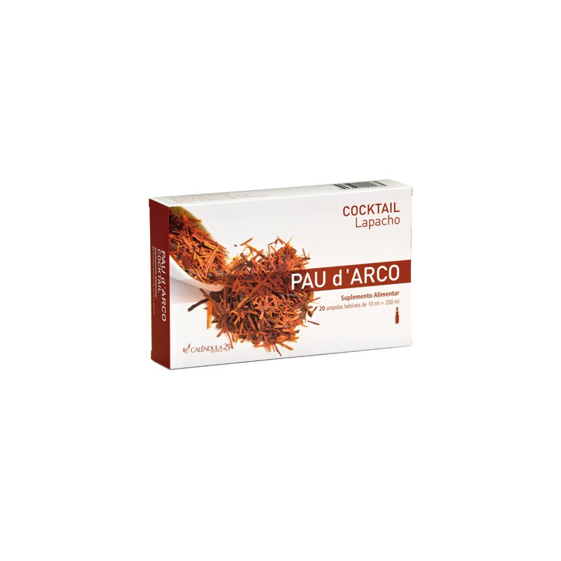 Calendula Lapacho Cocktail 20 Ampolas Bebíveis de 10 ml