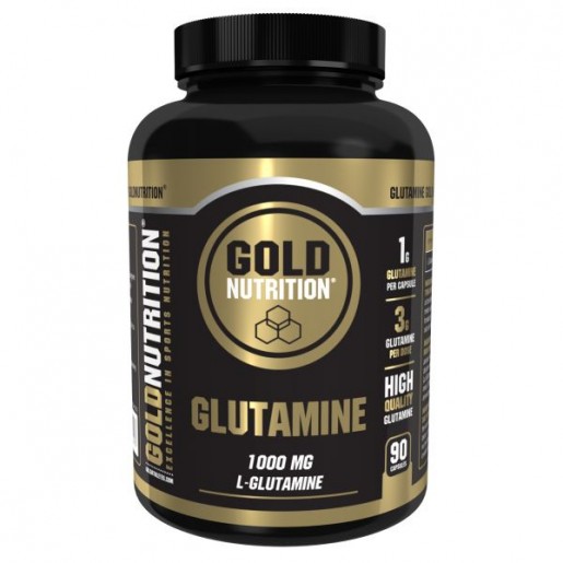 Gold Nutrition Glutamine 1000mg 90 cápsulas