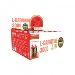 Gold Nutrition L-Carnitina 3000mg 20 ampolas Melancia