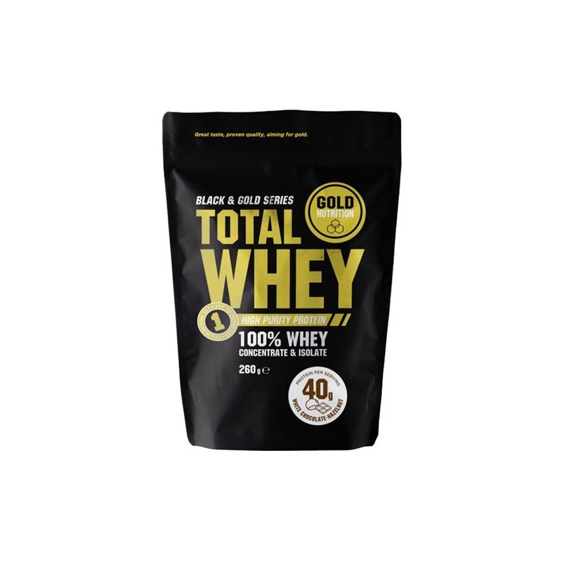 Gold Nutrition Total Whey 260g - White Chocolate Hazelnut