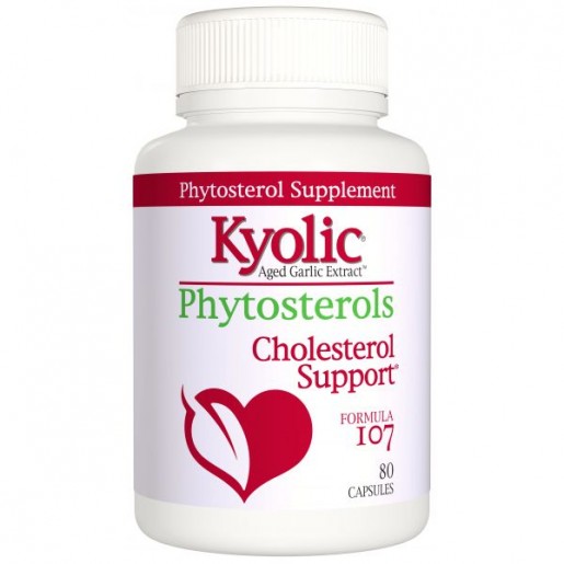 Kyolic Fórmula 107 Phytosterols Cholesterol Support 80 cápsulas