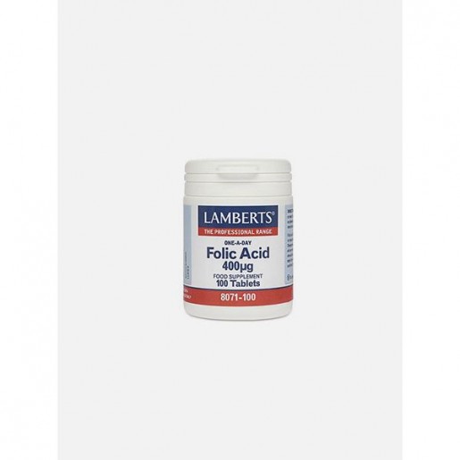 Lamberts Folic Acid 400mcg 100 comprimidos