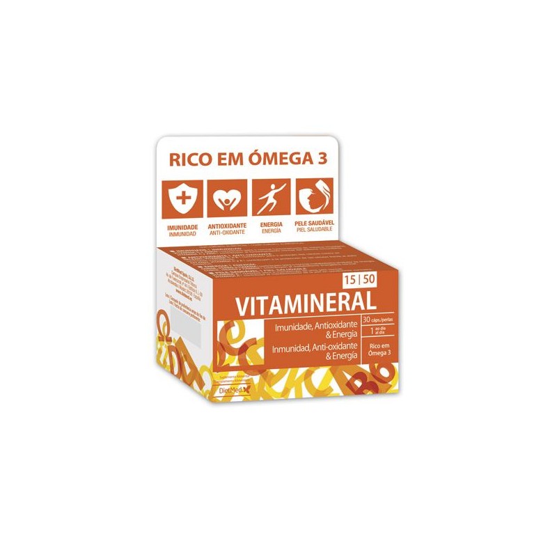 Dietmed Vitamineral 15/50 30 cápsulas