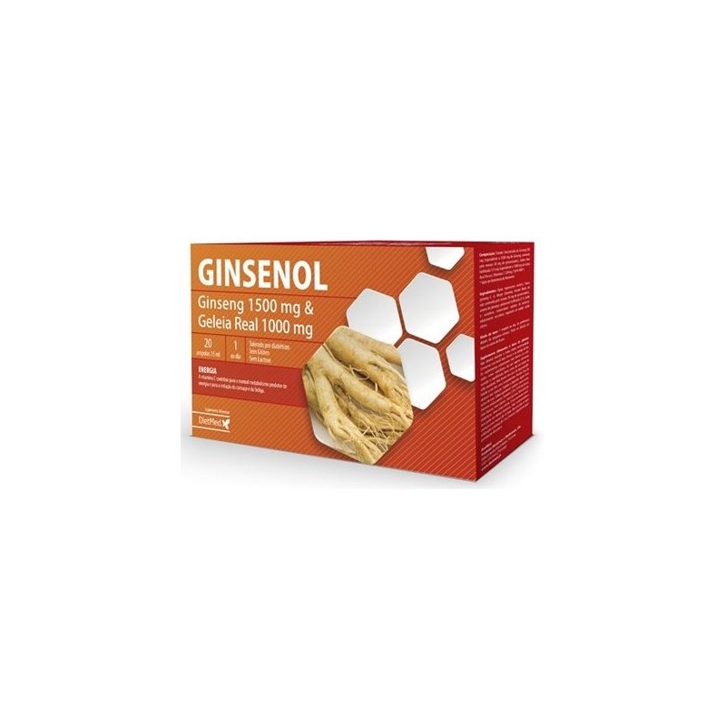 Dietmed Ginsenol 20 ampolas 15ml