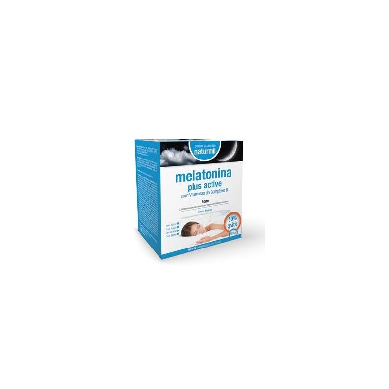 Naturmil Melatonina Plus Active 60 + 30 Cápsulas