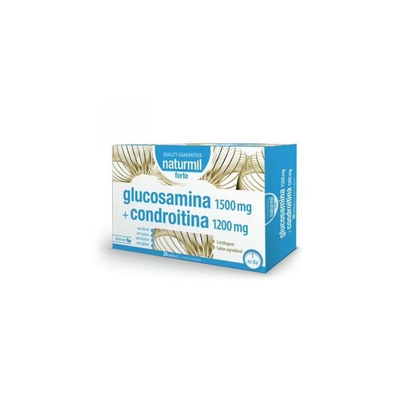 Naturmil Glucosamina + Condroitina Forte 20x 15ml ampolas